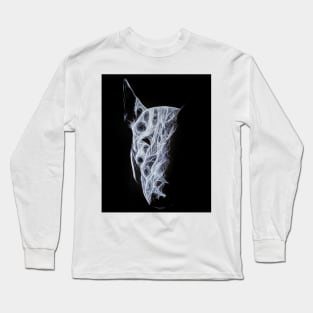 Copy of Bull Terrier Portrait Loft and Spiritual Style Long Sleeve T-Shirt